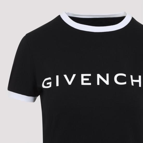 25SS 지방시 반팔 티셔츠 BW70BF3YAC 004 BLACK WHITE - GIVENCHY