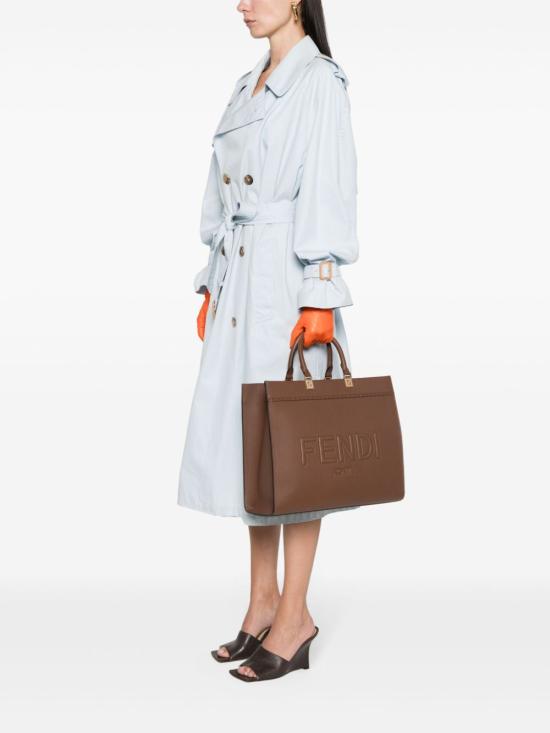  펜디 토트백 8BH386AQF5 brown - FENDI