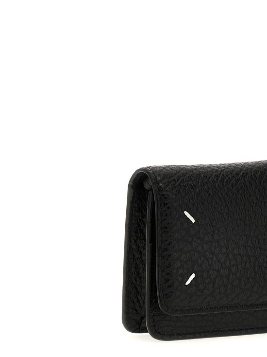 26FW 마르지엘라 스몰 레더 체인 지갑 SA3UI0009P4455T8013 Black - MAISON MARGIELA