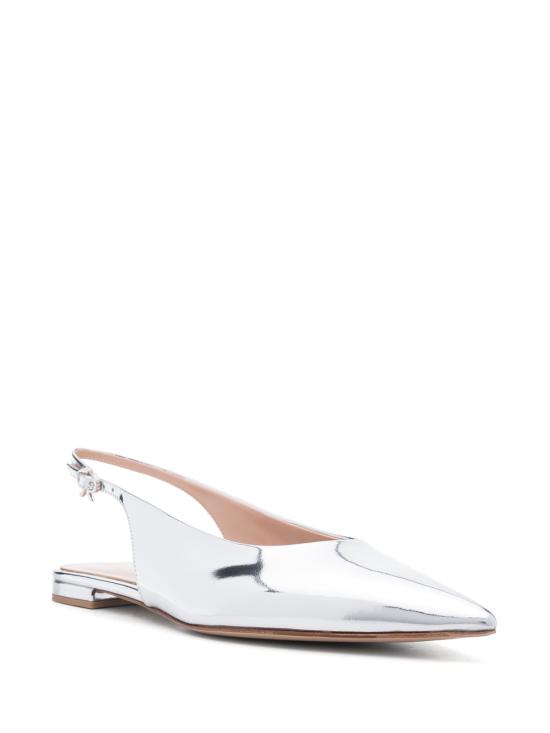 25SS 지안비토로시 플랫 슈즈 G95546 05RIC MET ARGE SILVER - GIANVITO ROSSI