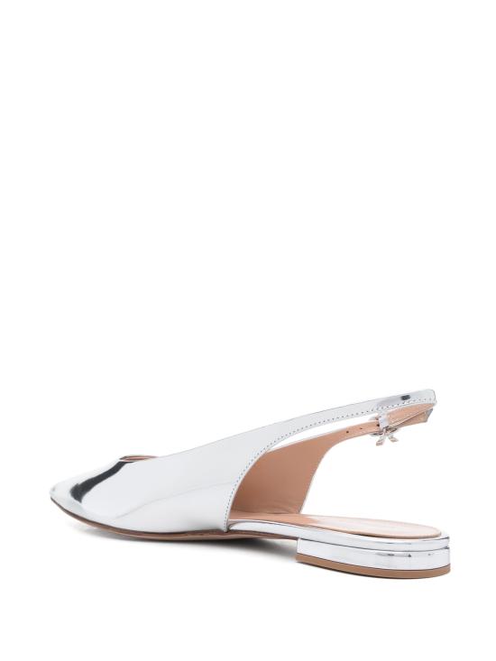 25SS 지안비토로시 플랫 슈즈 G95546 05RIC MET ARGE SILVER - GIANVITO ROSSI