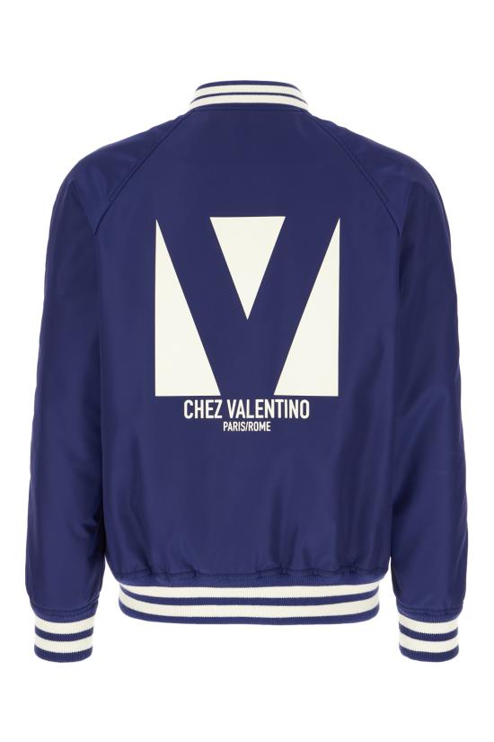 25SS 발렌티노 가라바니 봄버 자켓 6V3CIM225CM G88 BLU BIANCO - VALENTINO GARAVANI