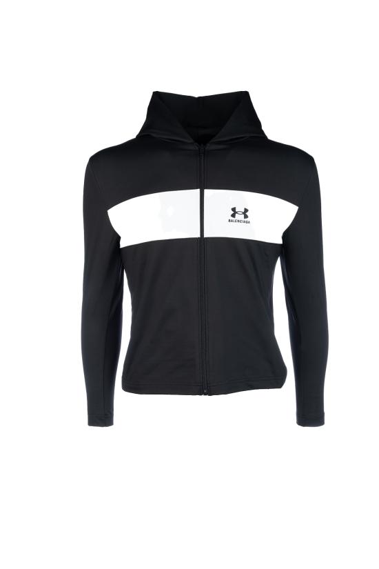 25SS 발렌시아가 자켓 813821TRVX2 8482 BLACK WHITE