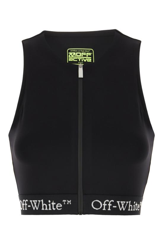 25SS 오프화이트 의류 OWVO056S25JER001 1000 BLACK