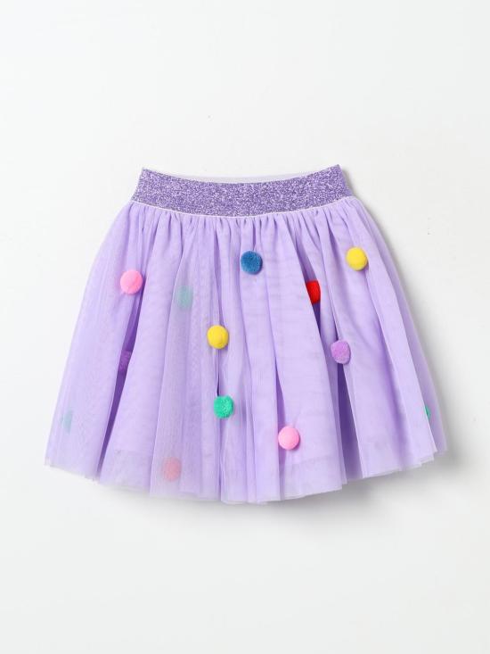 25FW [키즈] 스텔라 맥카트니 스커트 TV7B64Z1119 572 Violet - STELLA MCCARTNEY
