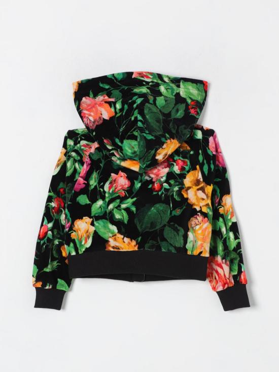 25FW [키즈] 돌체앤가바나 풀오버 L5JWBBHS7O9 HN5GO Black - DOLCE & GABBANA