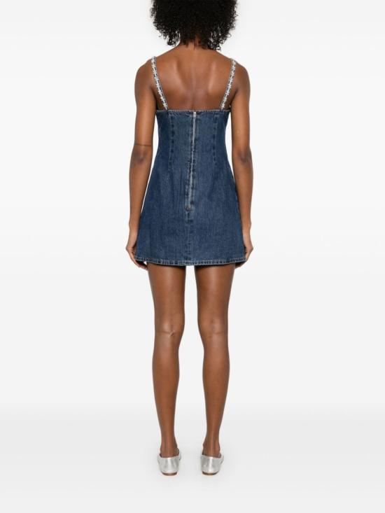  셀프 포트레이트 숏 원피스 RS25811SBL indigo - SELF PORTRAIT