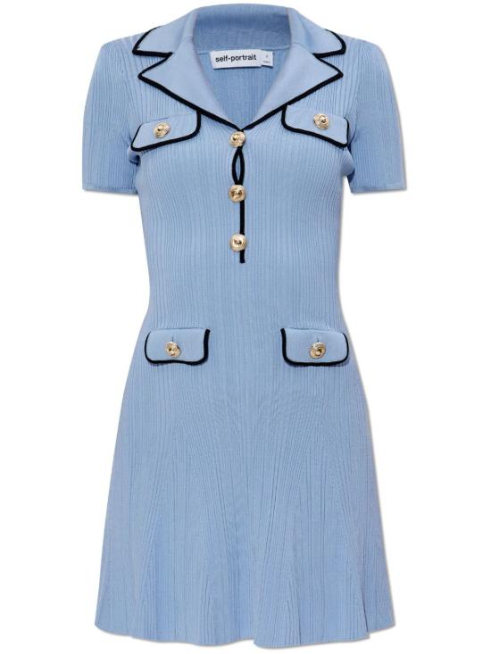 셀프 포트레이트 숏 원피스 RS25979SBL blue