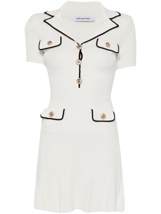  셀프 포트레이트 숏 원피스 RS25038S white
