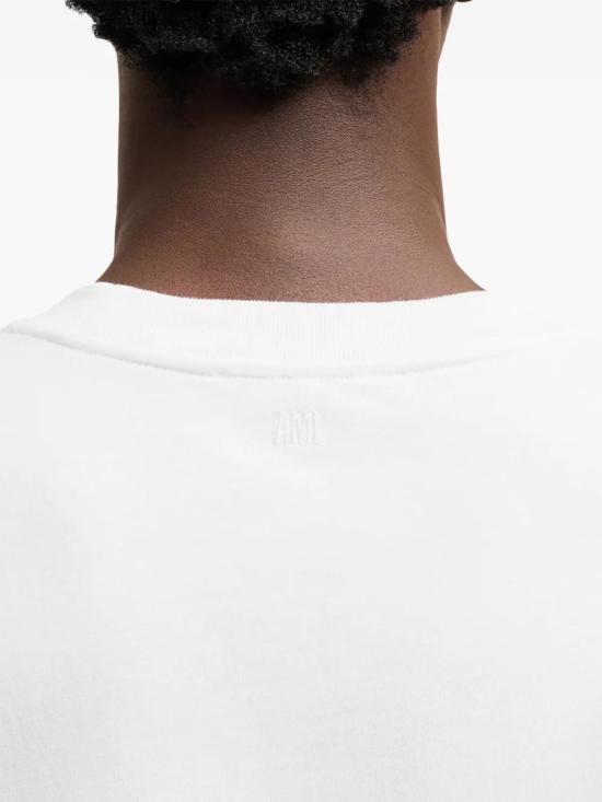  아미 반팔 티셔츠 E25UTS040JE0090 white - AMI