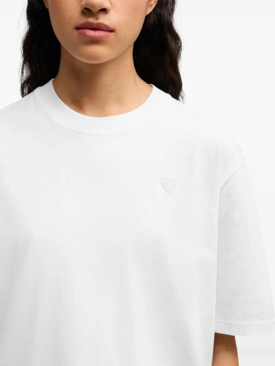  아미 반팔 티셔츠 E25UTS040JE0090 white - AMI