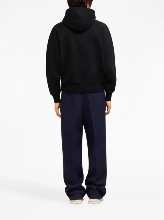 아미 후드 티셔츠 E25BFUSW205747 black - AMI