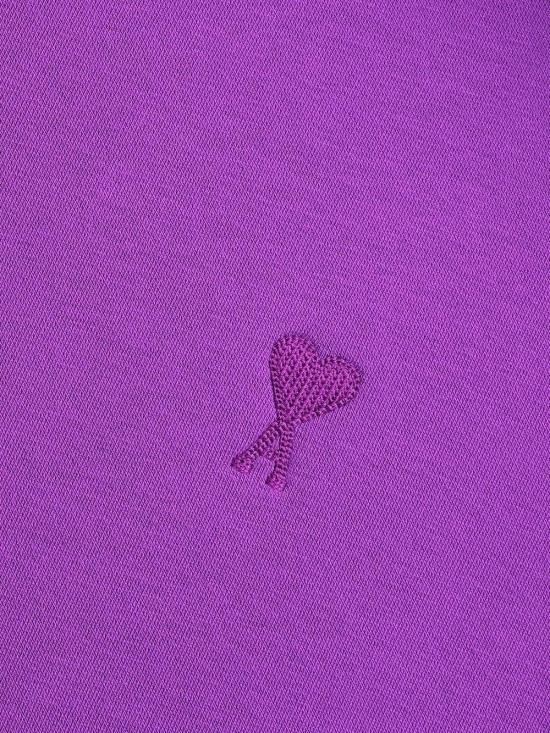  아미 긴팔 티셔츠 USW012740H22 dark purple - AMI