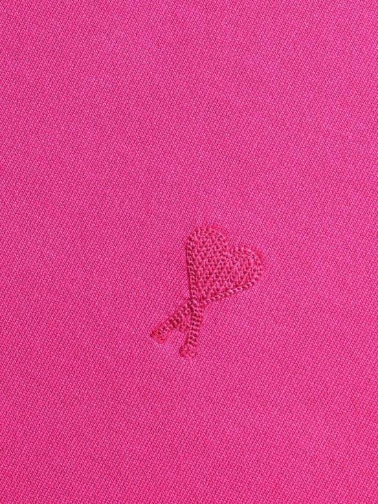  아미 반팔 티셔츠 UTS012726 fuchsia - AMI