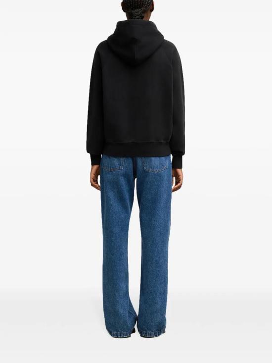  아미 후드 티셔츠 H24USW240JE0091 black - AMI