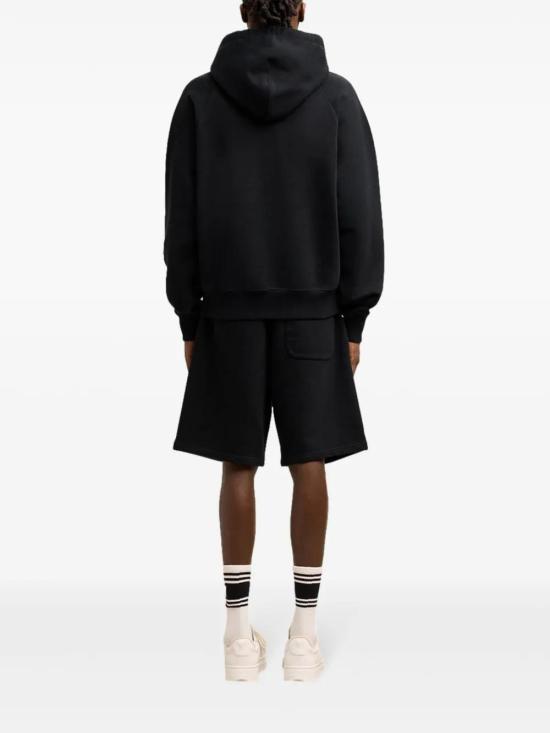  아미 후드 티셔츠 H24USW240JE0091 black - AMI