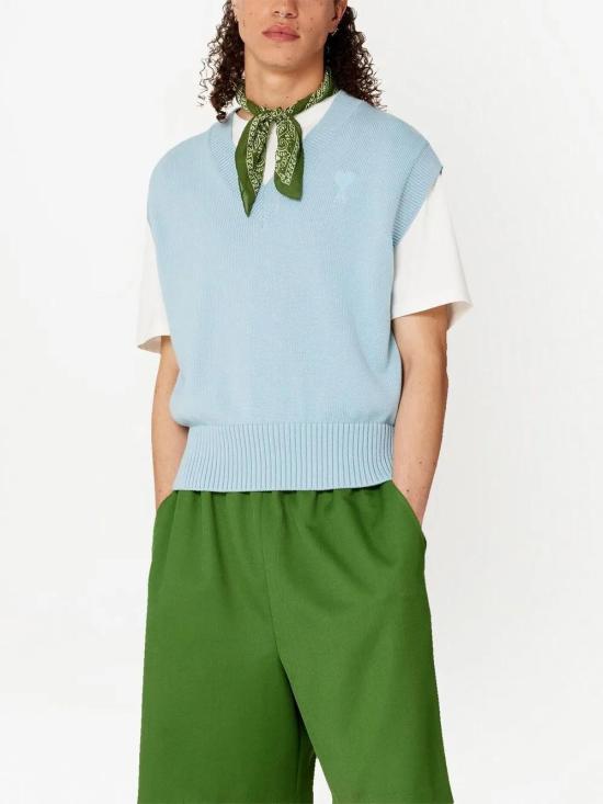  아미 니트 베스트 UKS708016 - AMI