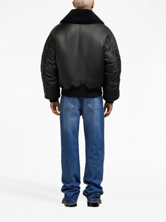  아미 바이커 자켓 H23UJK027552 black - AMI