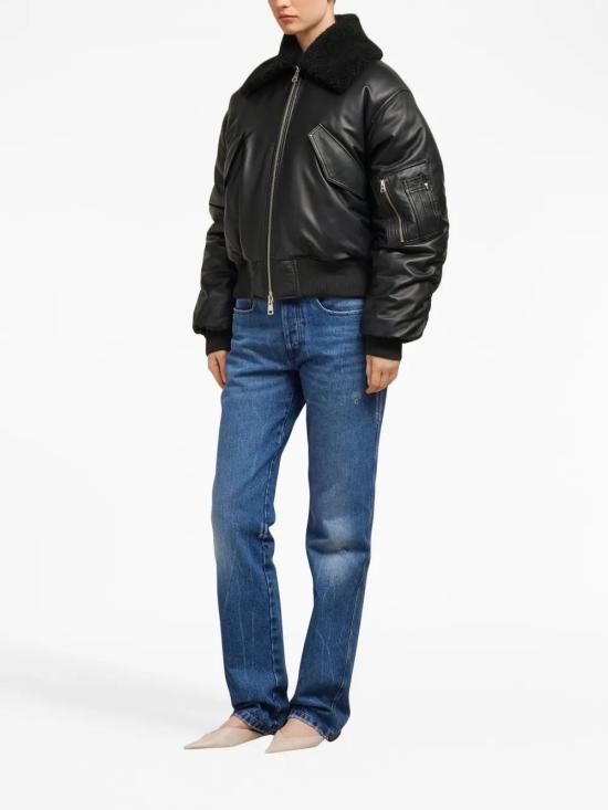  아미 바이커 자켓 H23UJK027552 black - AMI