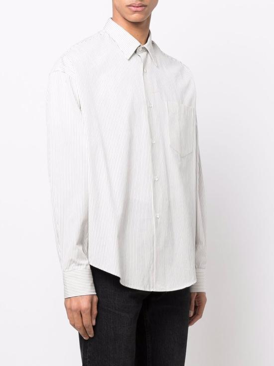  아미 셔츠 USH111405 white - AMI