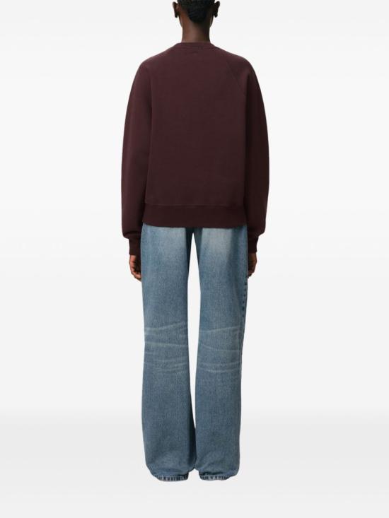  아미 긴팔 티셔츠 E25USW074747 dark purple - AMI