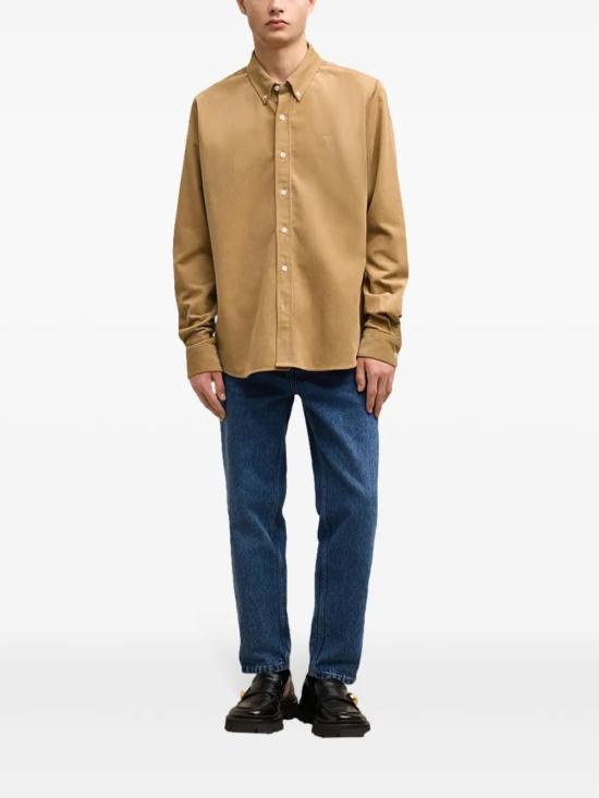  아미 셔츠 H24USH060CO0089 sand beige - AMI