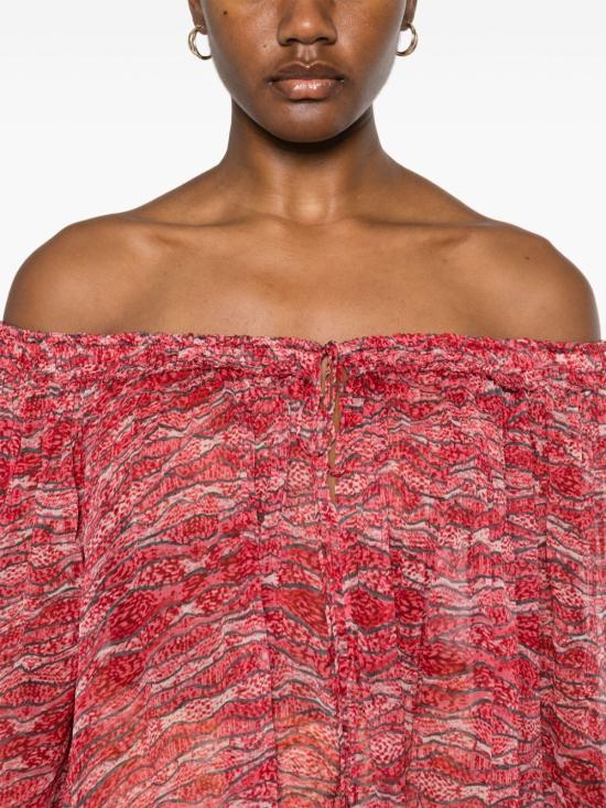 25SS 이자벨마랑에뚜왈 블라우스 HT0346FBC1J07E RED - ISABEL MARANT ETOILE