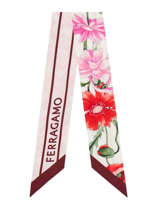 25SS 살바토레 페라가모 머플러/스카프 3209660780231 COTTON PINK PURPLE