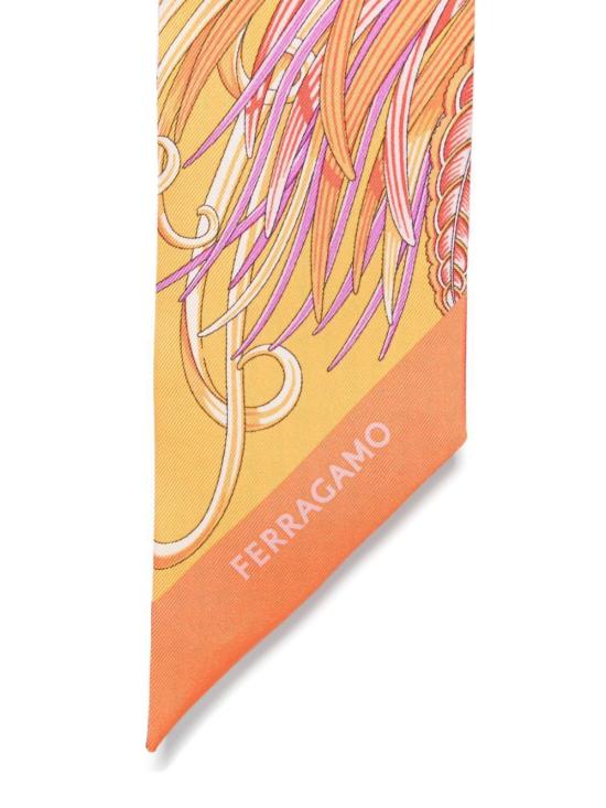 25SS 살바토레 페라가모 머플러/스카프 3209700780207 ARANCIOFUCSIA PINK PURPLE - SALVATORE FERRAGAMO