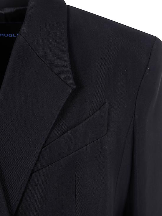 24FW 뮈글러 코트 24F1MA0178182 BLACK - MUGLER