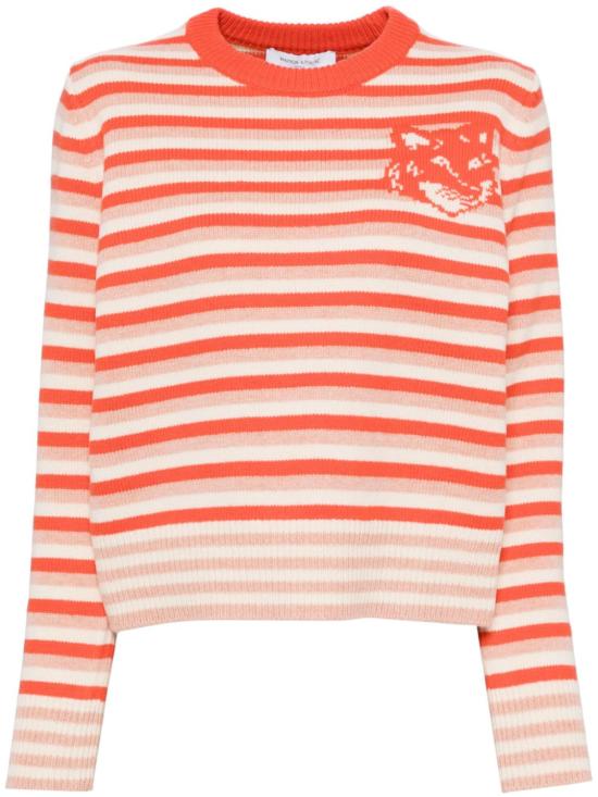  메종키츠네 스웨터 NW00804KM03290019 burnt