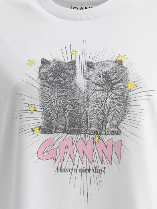 25SS 가니 반팔 티셔츠 T4060151 DOM - GANNI