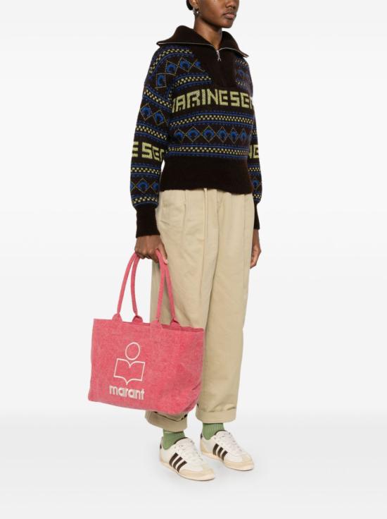  이자벨마랑 토트백 PM0062FAA1X19M raspberry - ISABEL MARANT