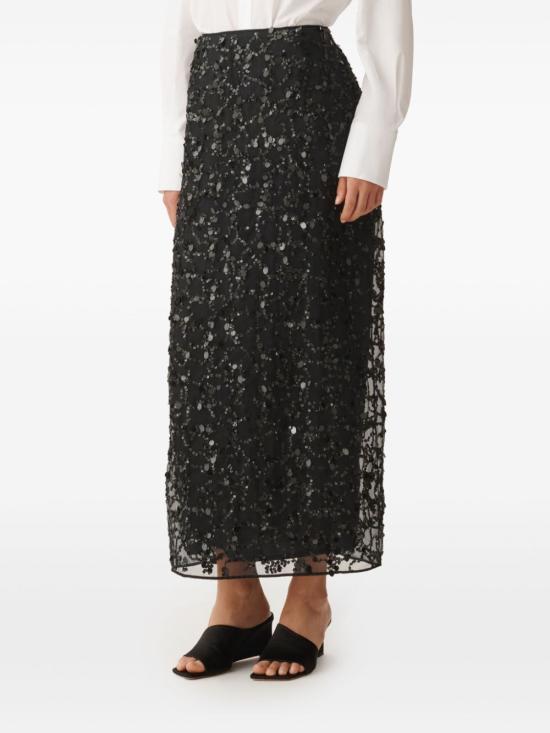  파비아나 필리피 미디 스커트 GND265F401L1840000 black - FABIANA FILIPPI