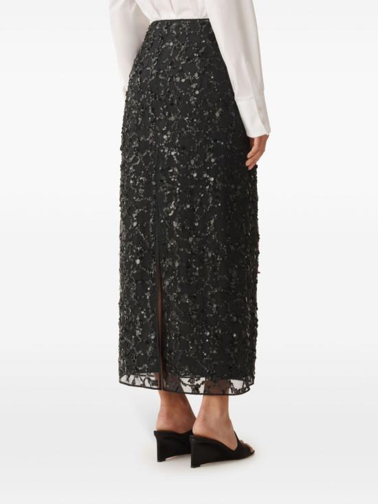  파비아나 필리피 미디 스커트 GND265F401L1840000 black - FABIANA FILIPPI