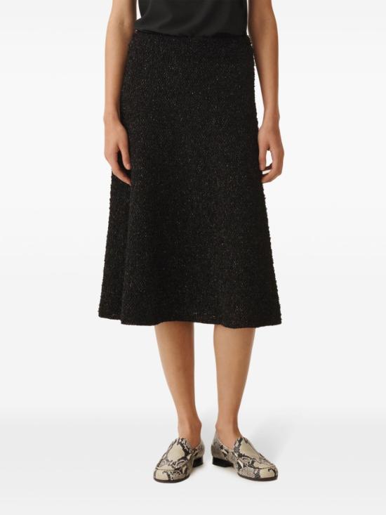  파비아나 필리피 미디 스커트 GND265F395L167M531 black - FABIANA FILIPPI