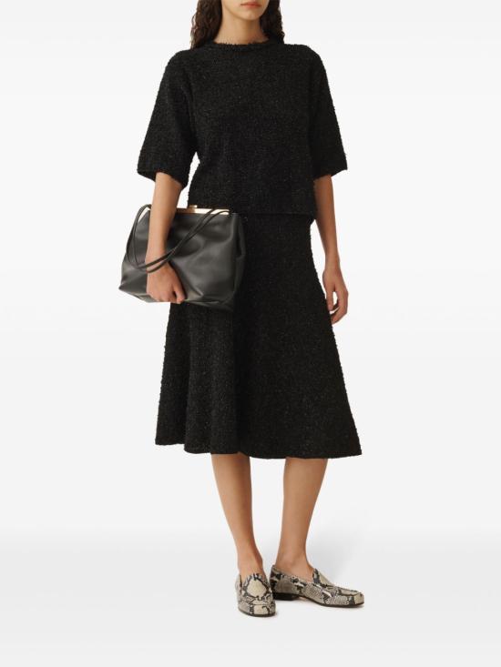  파비아나 필리피 미디 스커트 GND265F395L167M531 black - FABIANA FILIPPI