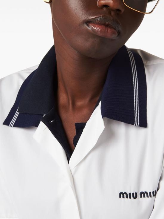 미우미우 셔츠 MK1857SOOO10RG white - MIU MIU
