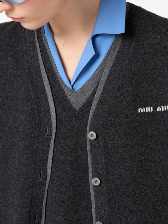  미우미우 가디건 MMF918SOOO15RK - MIU MIU