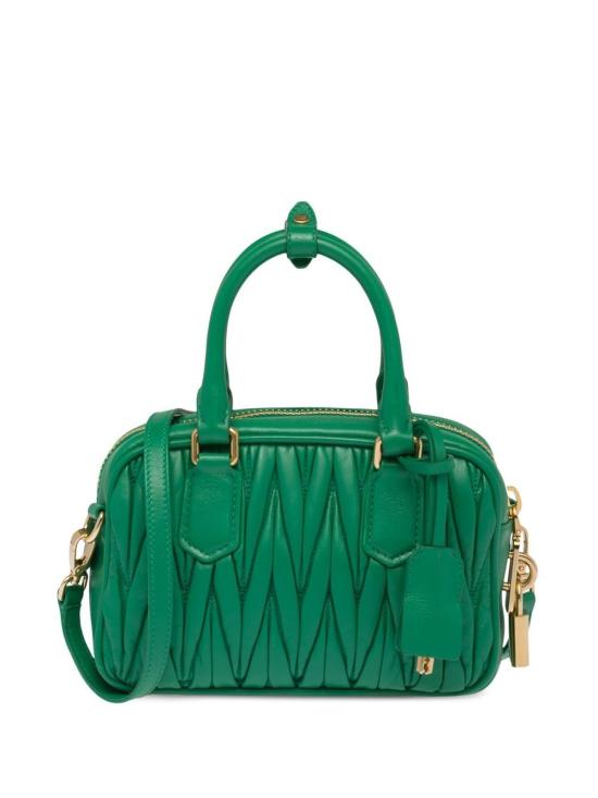  미우미우 토트백 5BB123VYOON88 green - MIU MIU