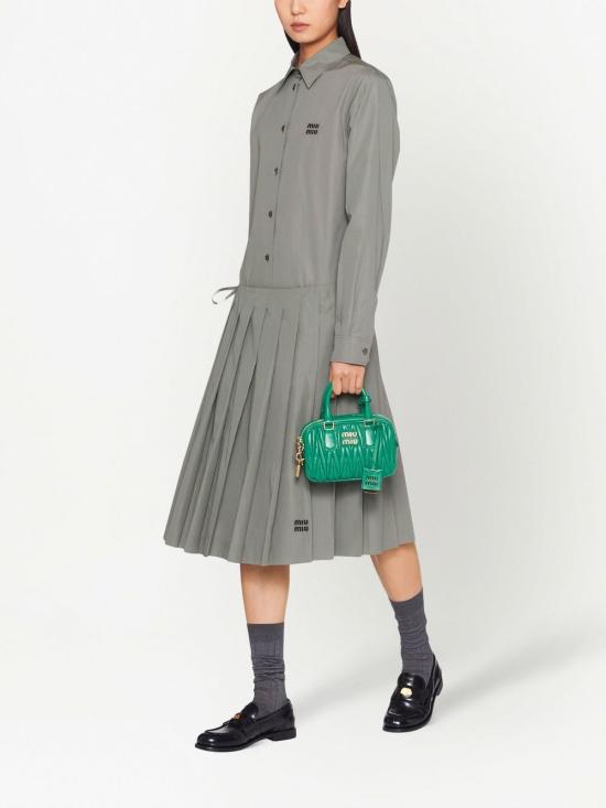  미우미우 토트백 5BB123VYOON88 green - MIU MIU