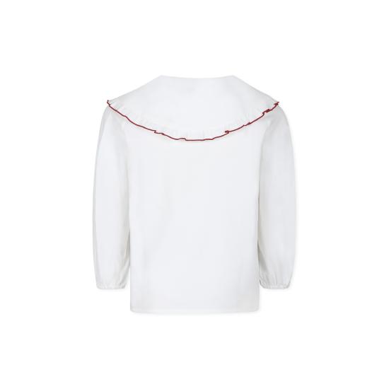 24FW [키즈] 라스투펜데리아 셔츠 TJCM46B01 WHITE - LA STUPENDERIA