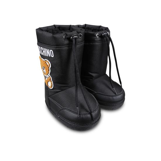 24FW [키즈] 모스키노 미들 부츠 78798 1 BLACK - MOSCHINO