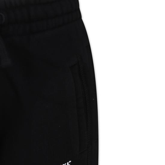 25FW [키즈] 오프화이트 트레이닝/조거 팬츠 OBCH001C99FLE0031001 BLACK - OFF WHITE