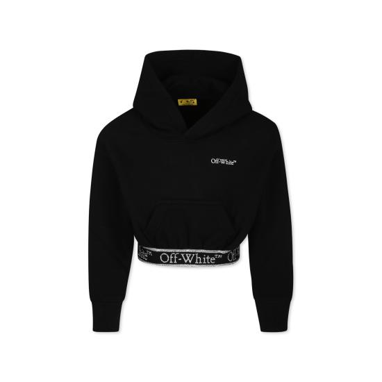 24FW [주니어] 오프화이트 풀오버 OGBB005F24FLE0021001 BLACK