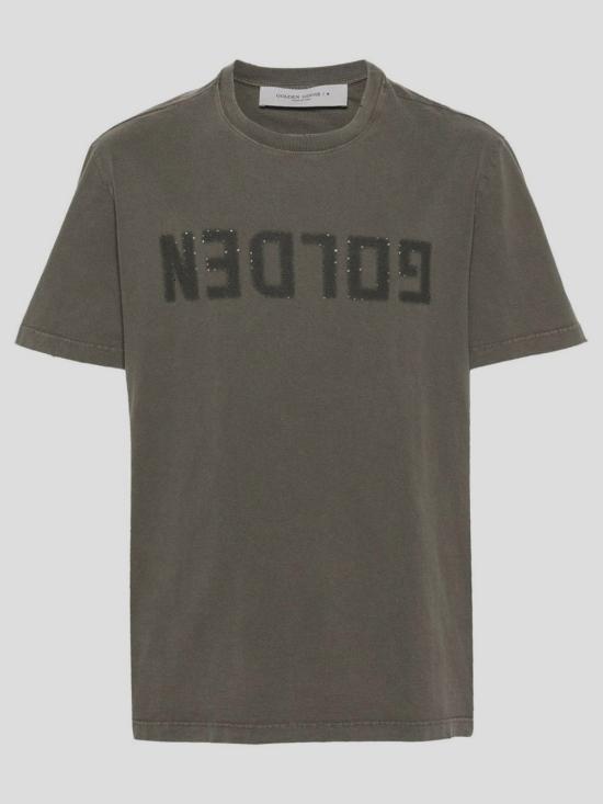 25SS 골든구스 반팔 티셔츠 GMP01220 P00067135479 Dustyolive