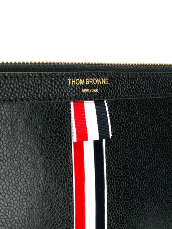  톰브라운 클러치/파우치 MAC054A00198 black - THOM BROWNE