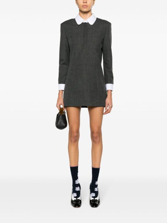  톰브라운 숏 원피스 FDSE84CF0582 dark grey - THOM BROWNE