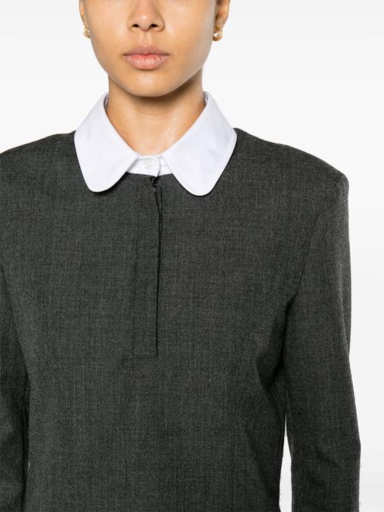  톰브라운 숏 원피스 FDSE84CF0582 dark grey - THOM BROWNE