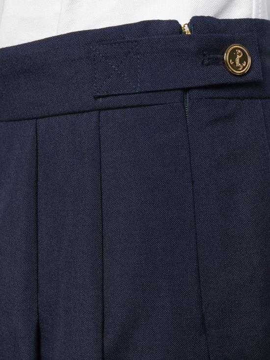  톰브라운 미디 스커트 FGC400V02872 navy - THOM BROWNE